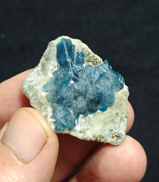 Fluorescent Afghanite with pyrite 19 grams