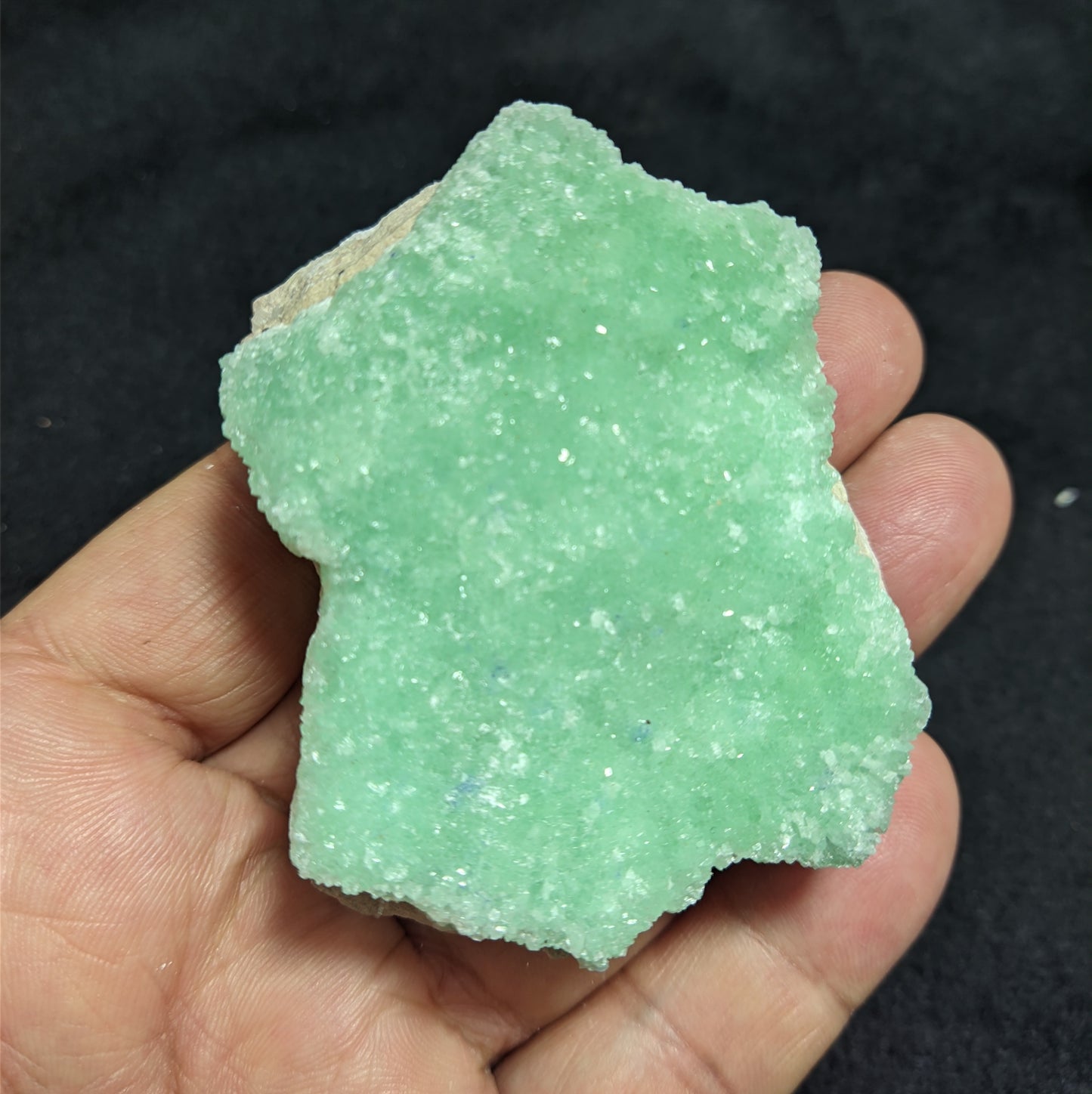 Natural specimen of blue Aragonite 134 grams