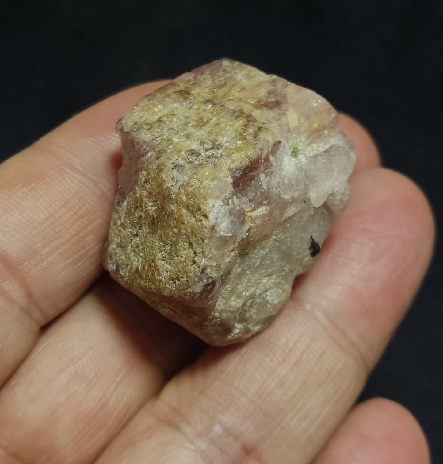 Natural pink apatite crystal 38 grams