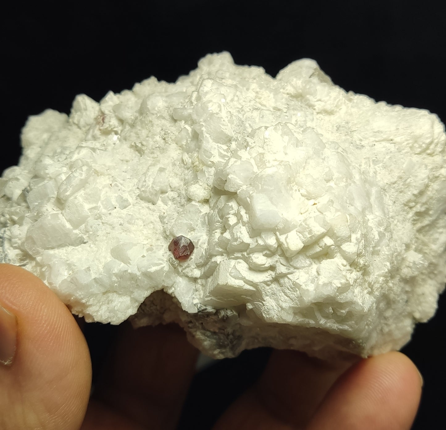 Spessartine Garnets on Matrix with Muscovite 315 grams