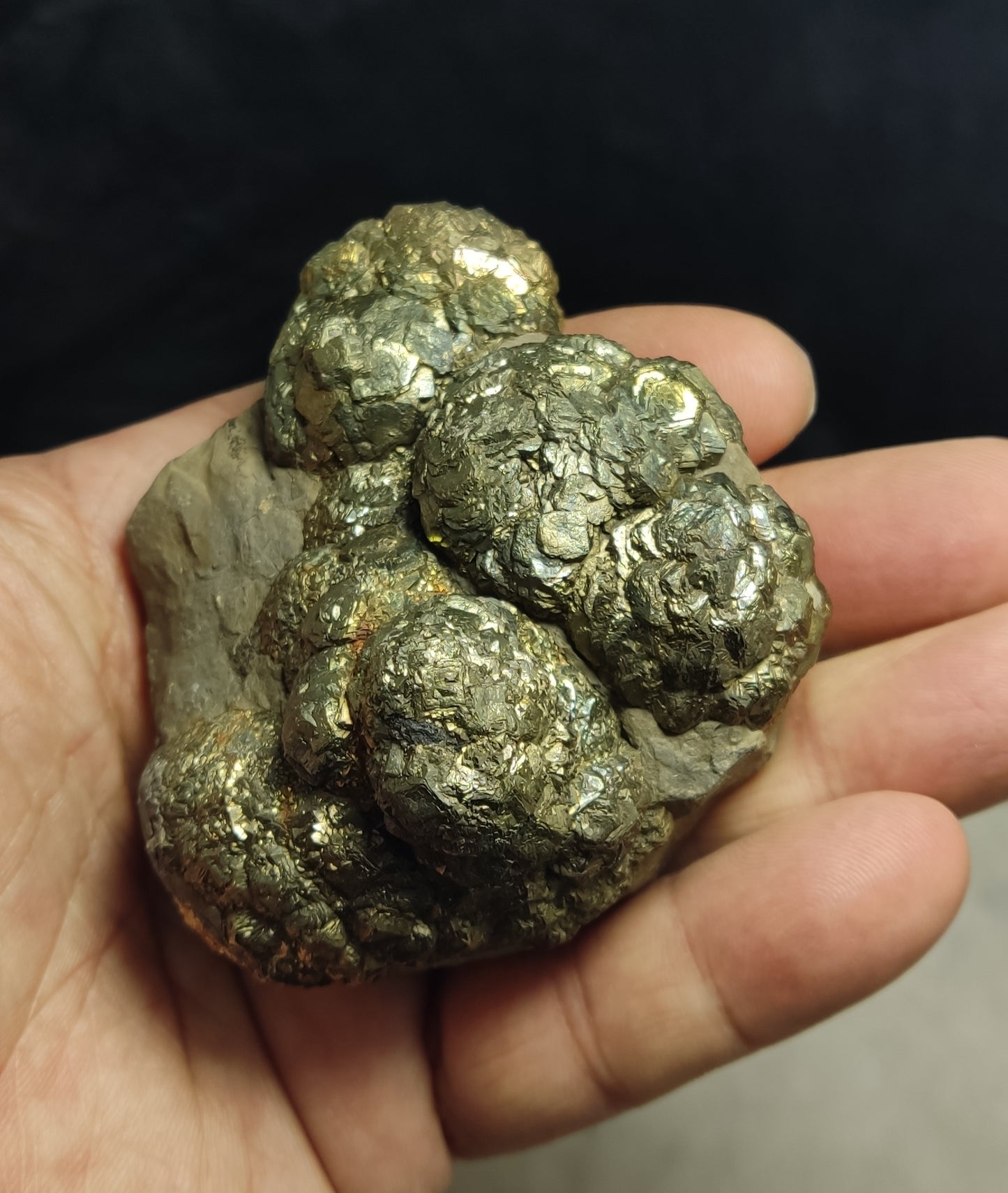 pyrite/marcasite with Iridescent Patterns 356 grams