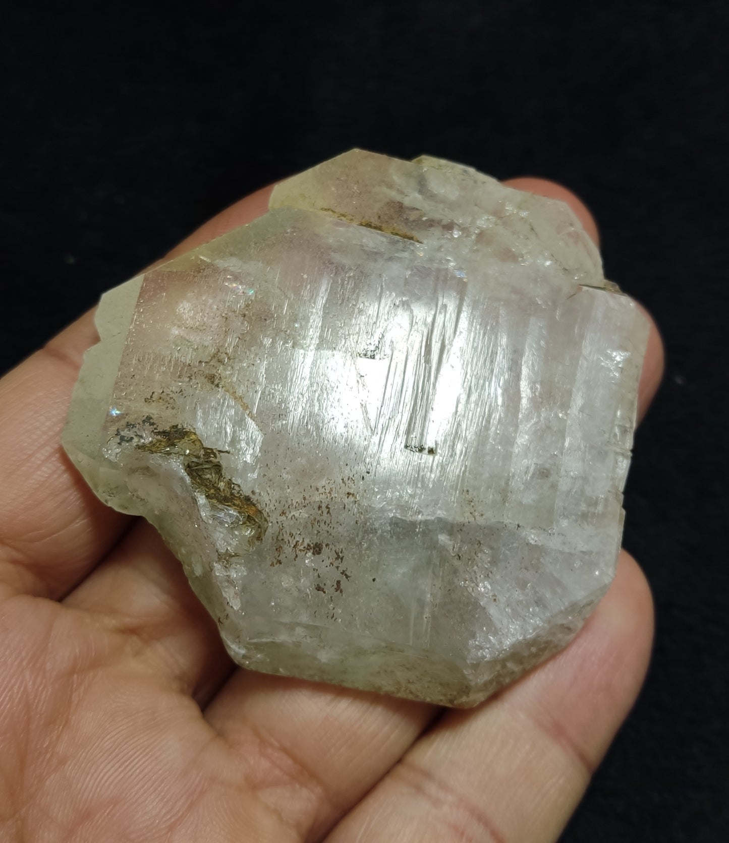Natural Tabular Faden Quartz with Chlorite Inclusions 76 grams