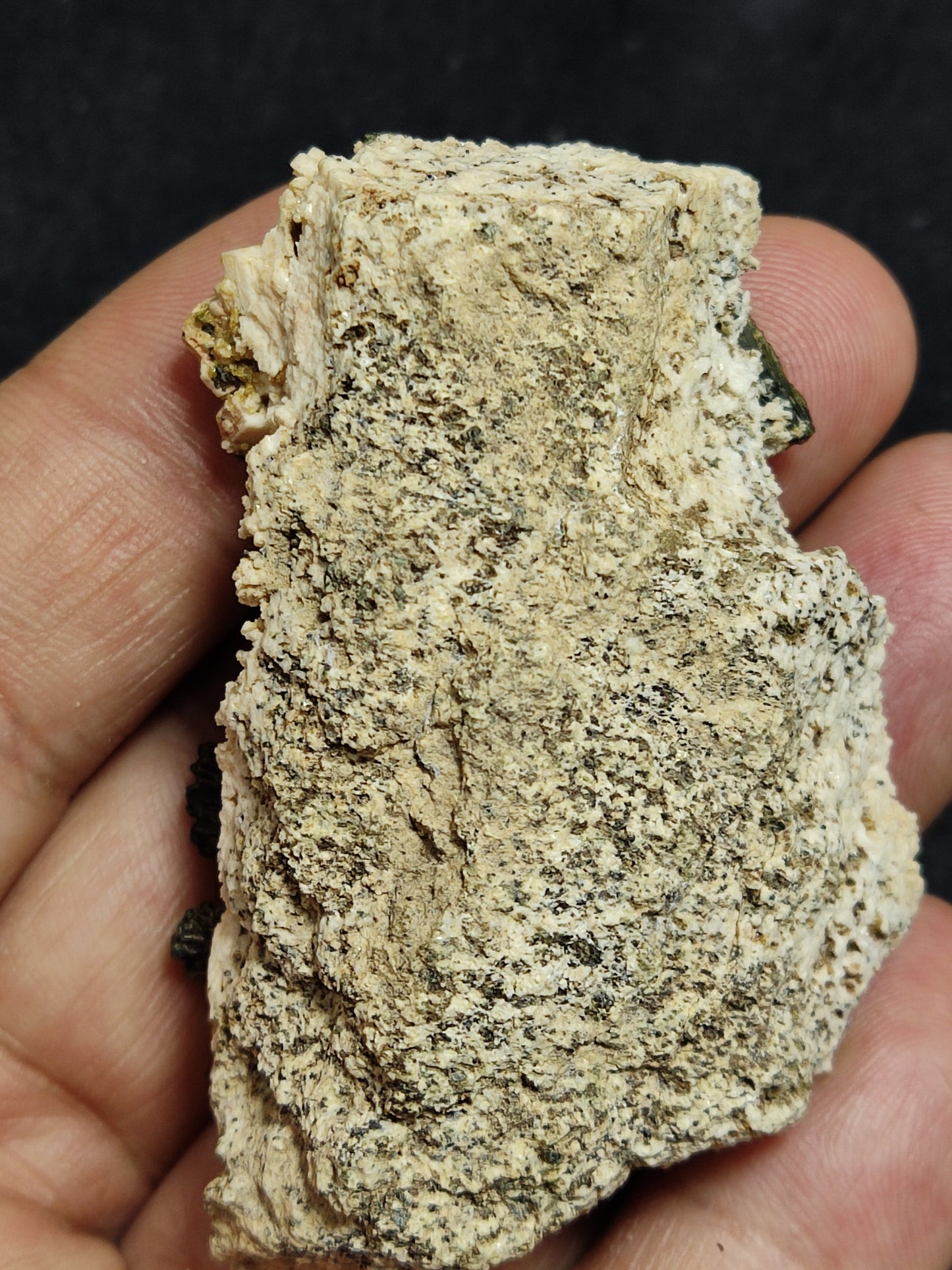 Natural epidote cluster on matrix 55 grams