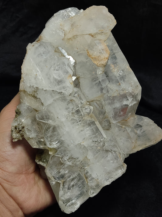 A Massive Specimen of Faden Quartz with Chlorite and Iron Inclusions 1256 grams