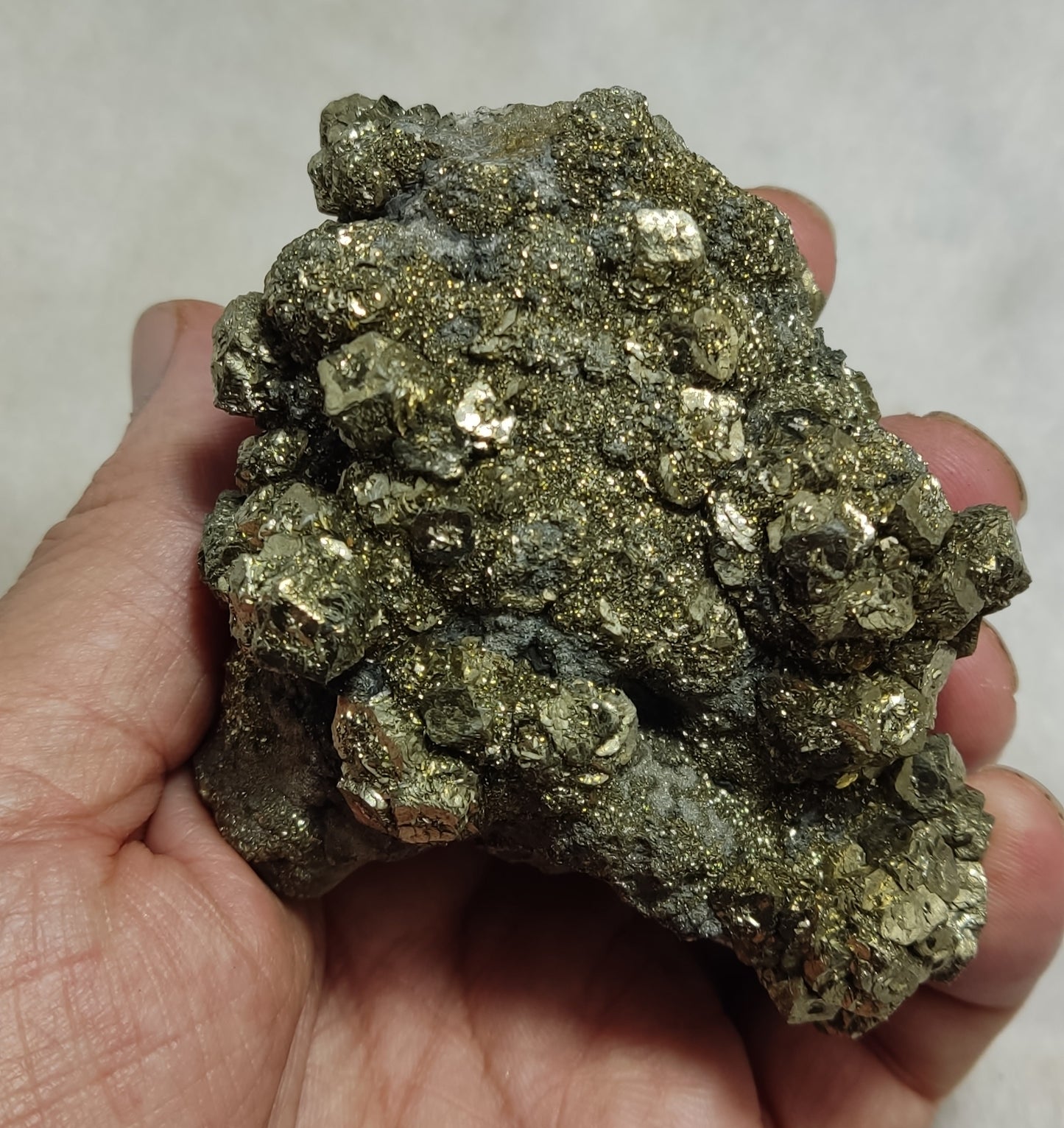 Pyrite marcasite specimen 426 grams