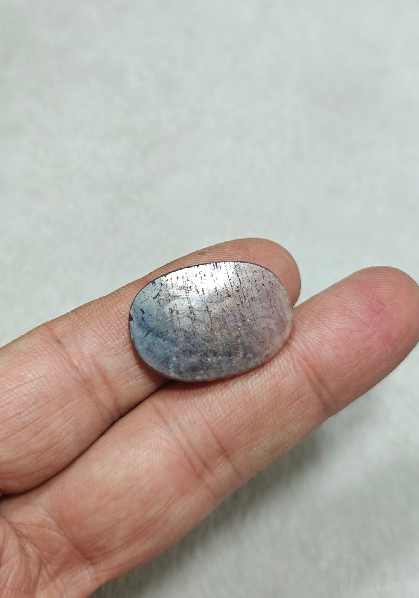 Single beautiful rose cut sapphire gem 35 carats