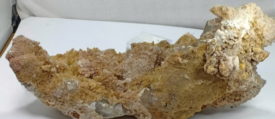 Fluorite and Calcite Specimen like a boat 1750g