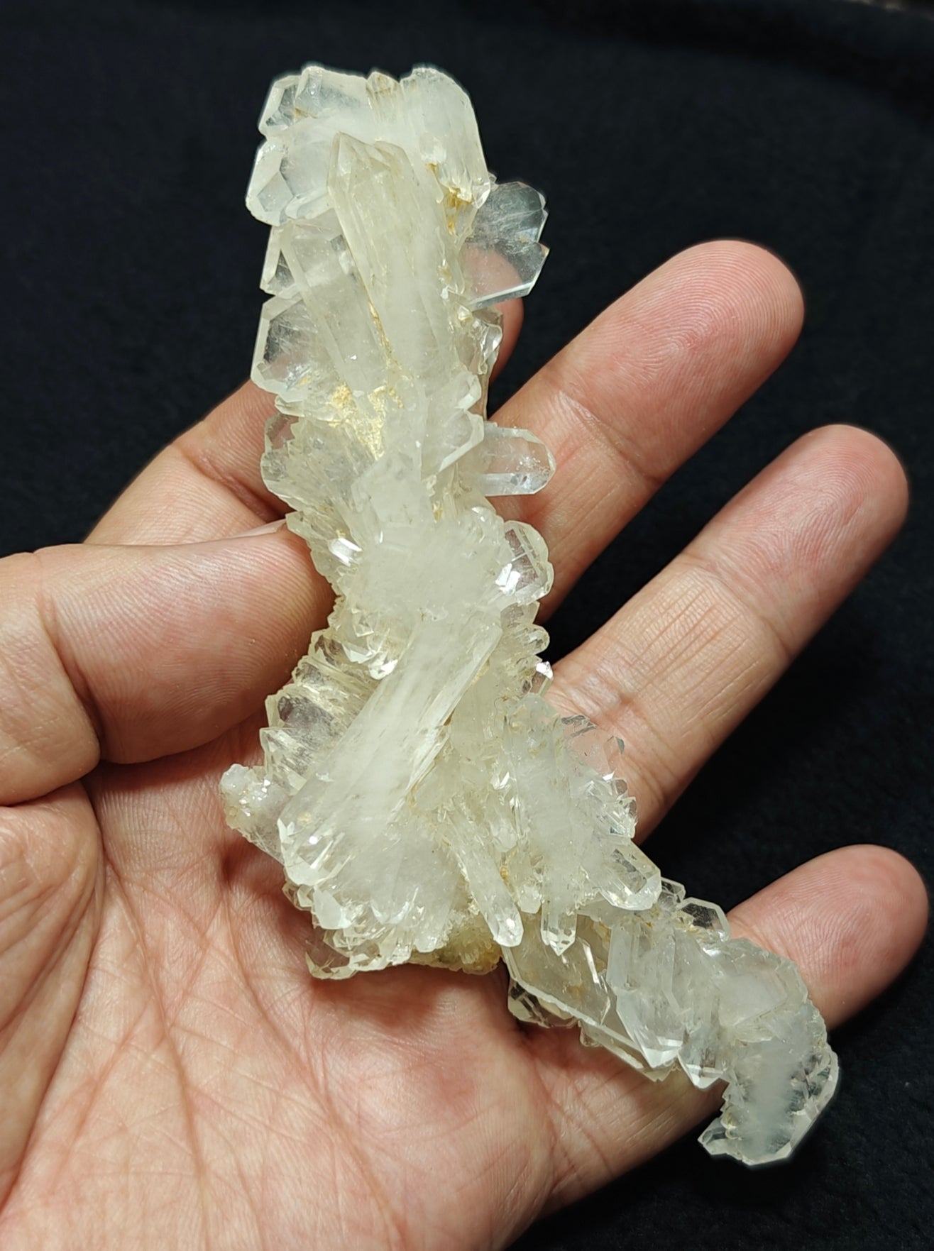 An amazing high quality aesthetic specimen of terminated Quartz Crystal 108 grams