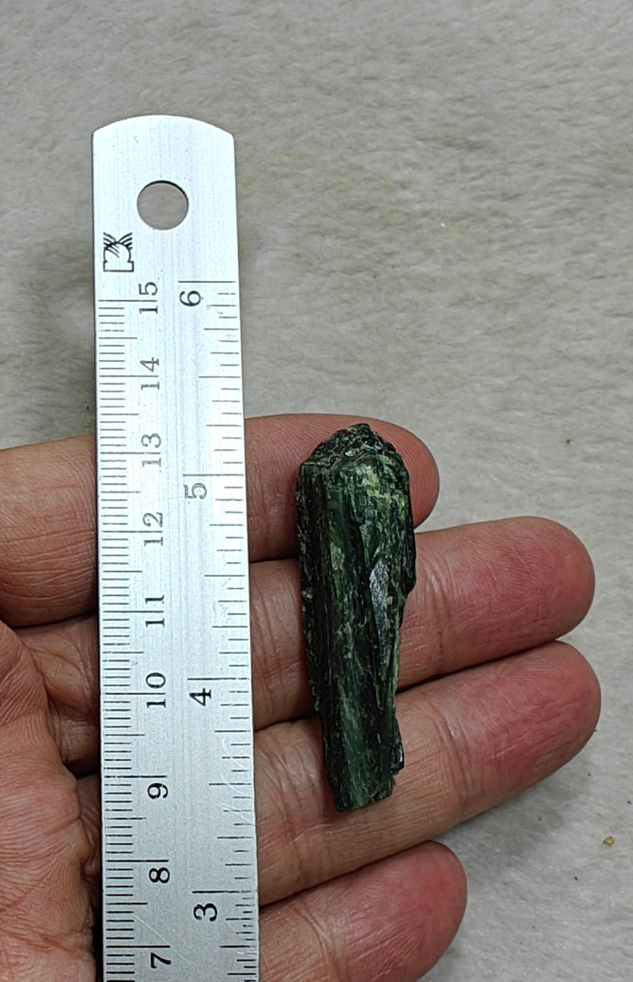 Natural diopside crystal 13 grams