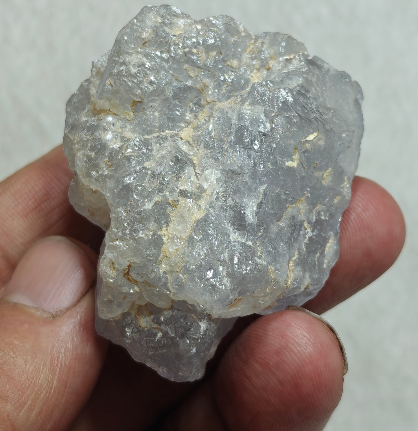 Etched goshenite 89 grams