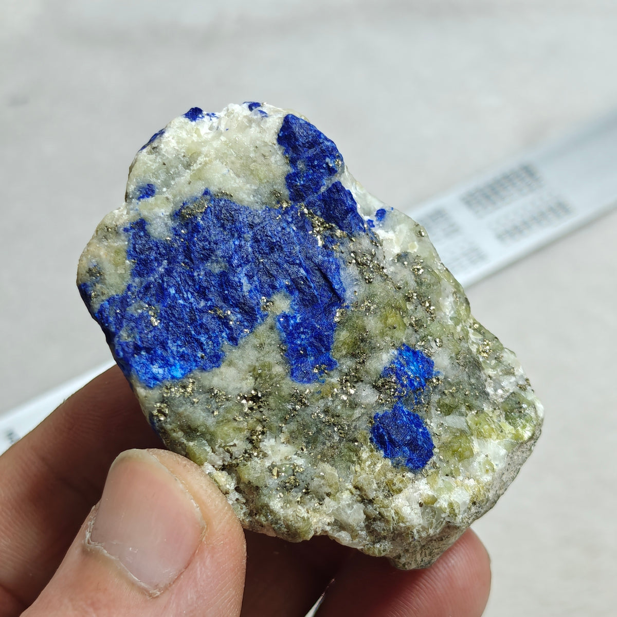Lazurite in matrix with pyrite 99 grams