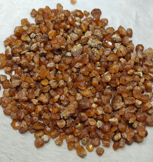 Grossular garnet collection 400 grams