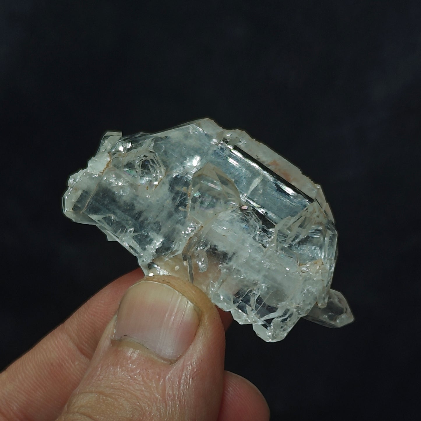 Natural faden quartz crystal 19 grams