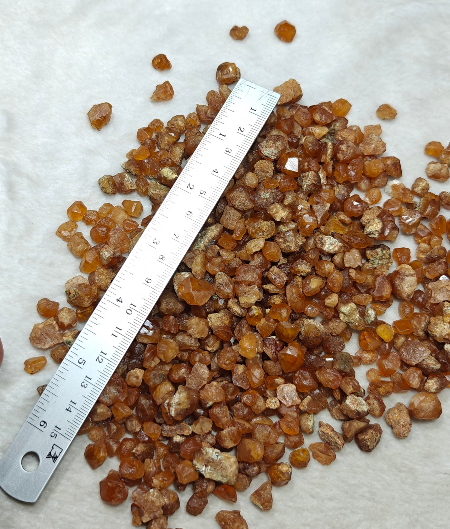Natural grossular garnet collection 400 grams