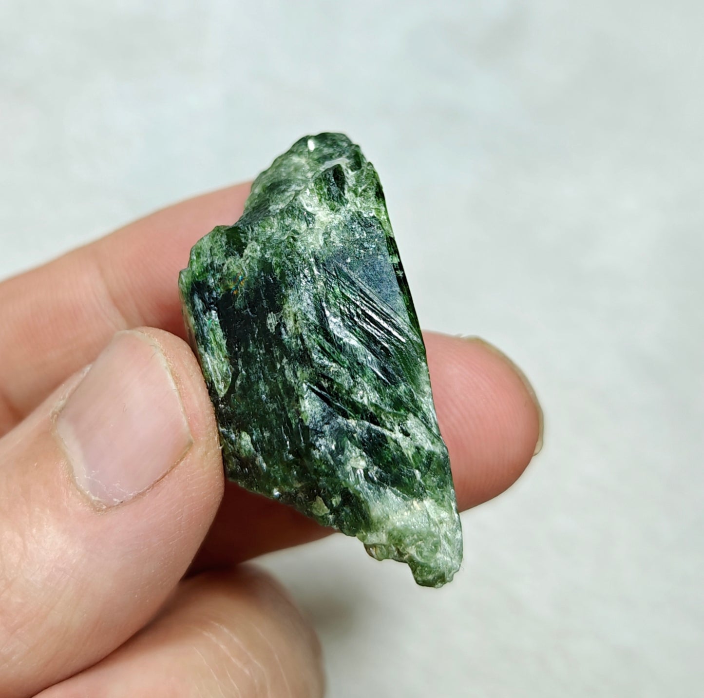 Natural Green diopside crystal 25 grams