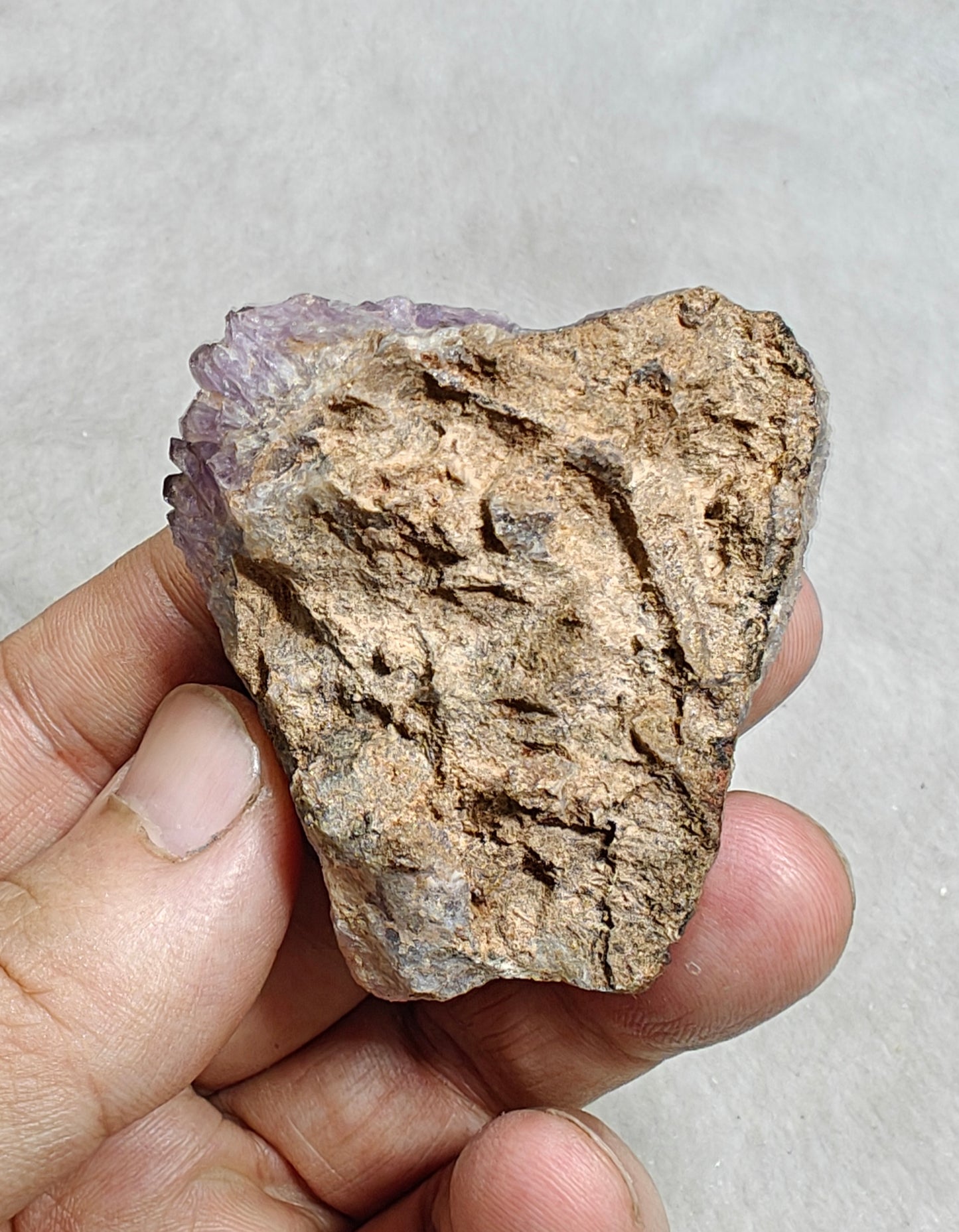 Natural Drusy Amethyst Cluster 65 grams