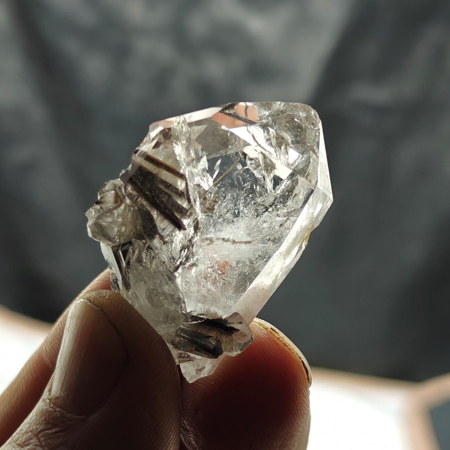 Brookite included Quartz Crystals 23 grams