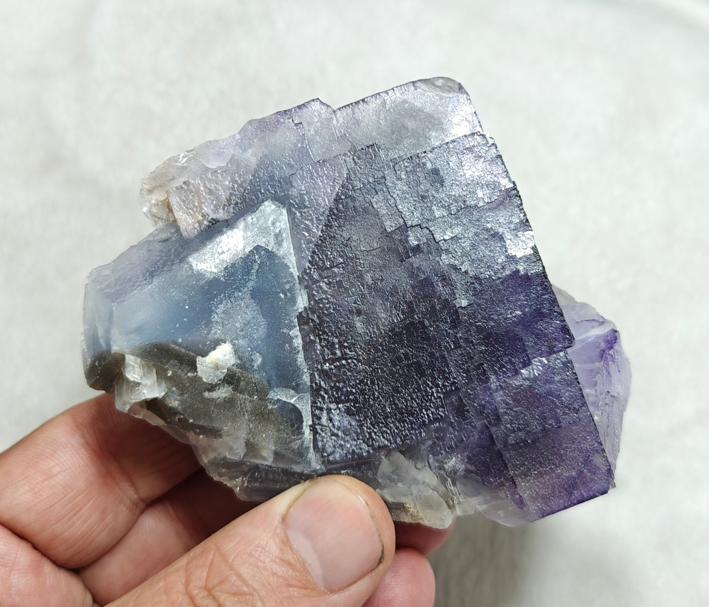 Natural purple Fluorite 321 grams