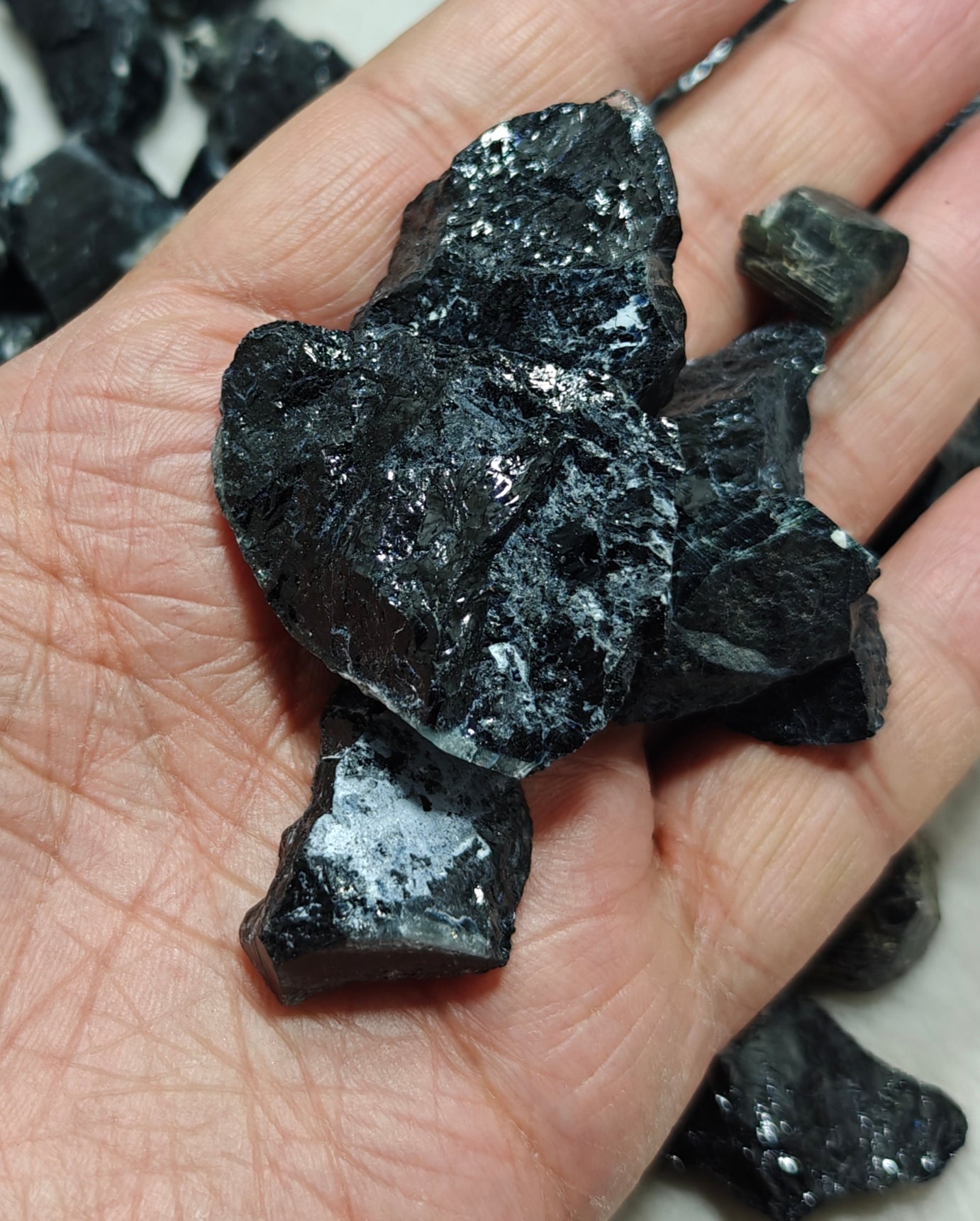 380 grams Natural black tourmaline