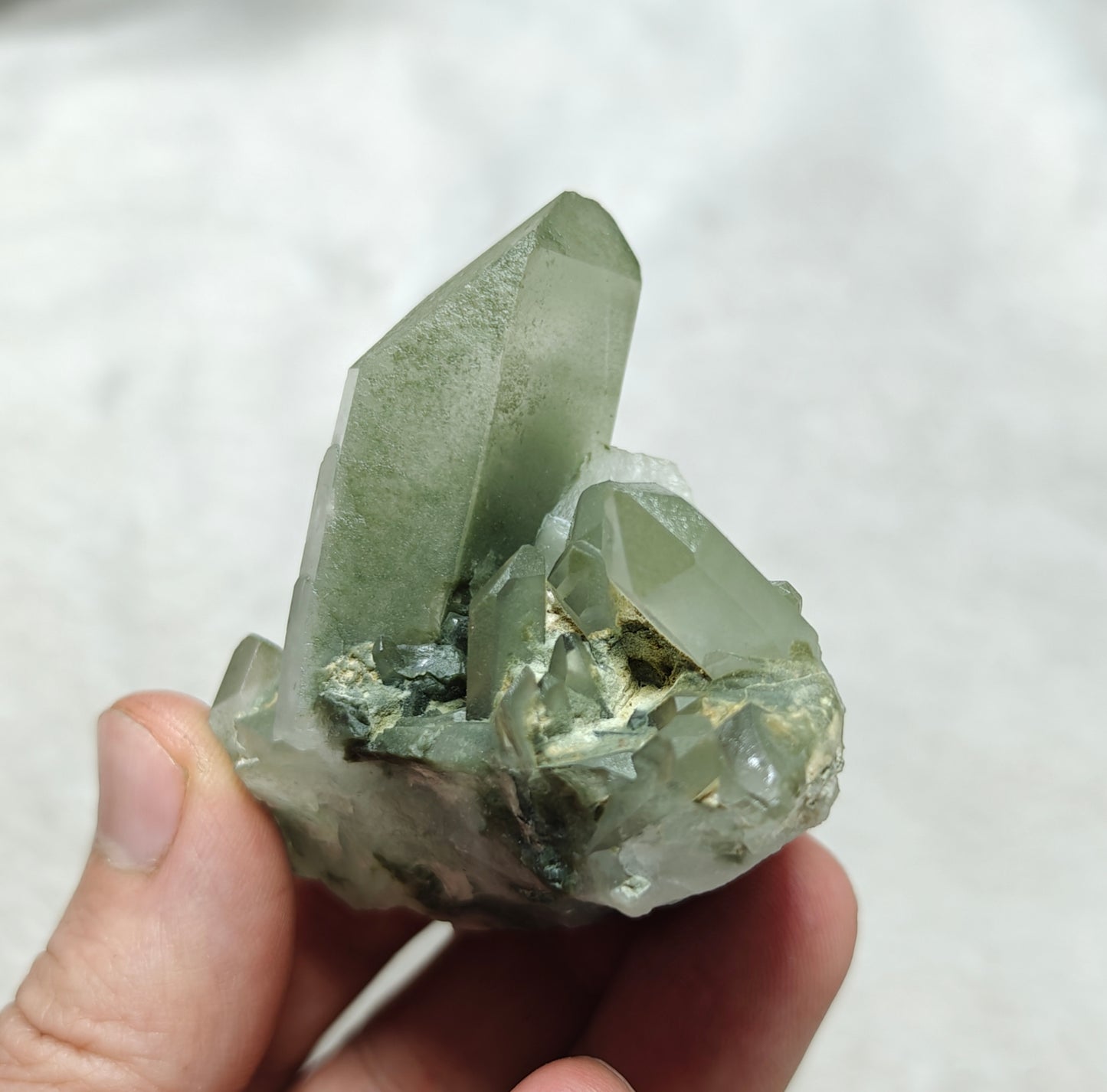 Natural Chlorite Quartz 102 grams