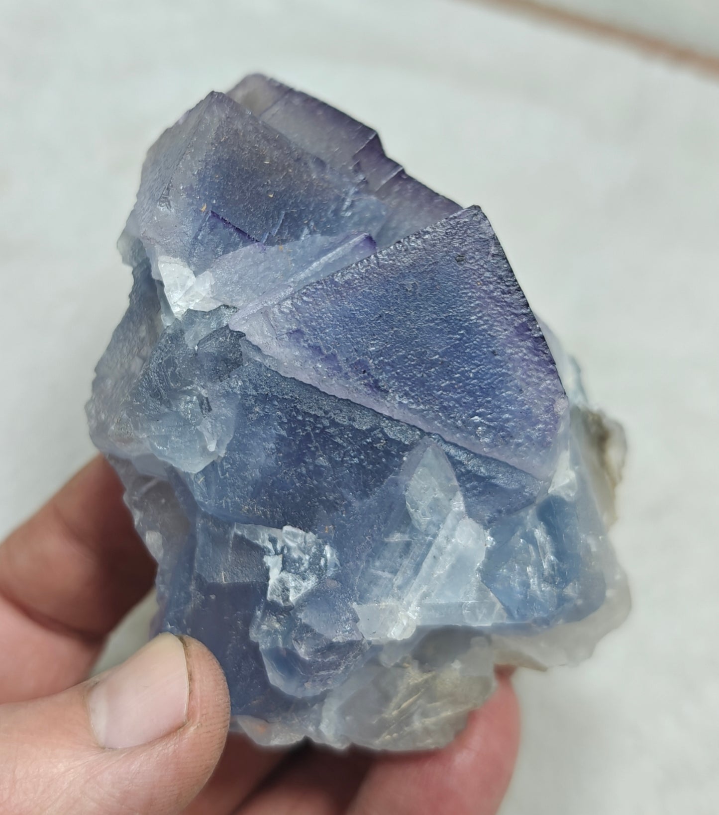 Purple and Blue Fluorite 420 grams