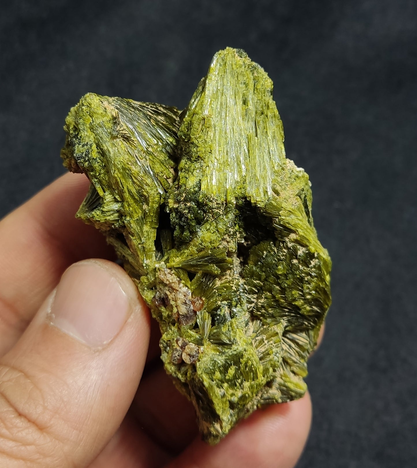 Natural Epidote cluster 97 grams
