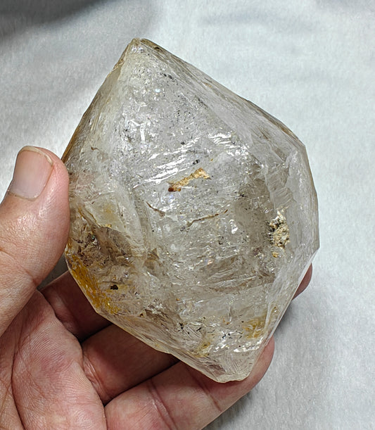 An amazing double terminated Fenster Skeletal window Quartz Crystal 384 grams