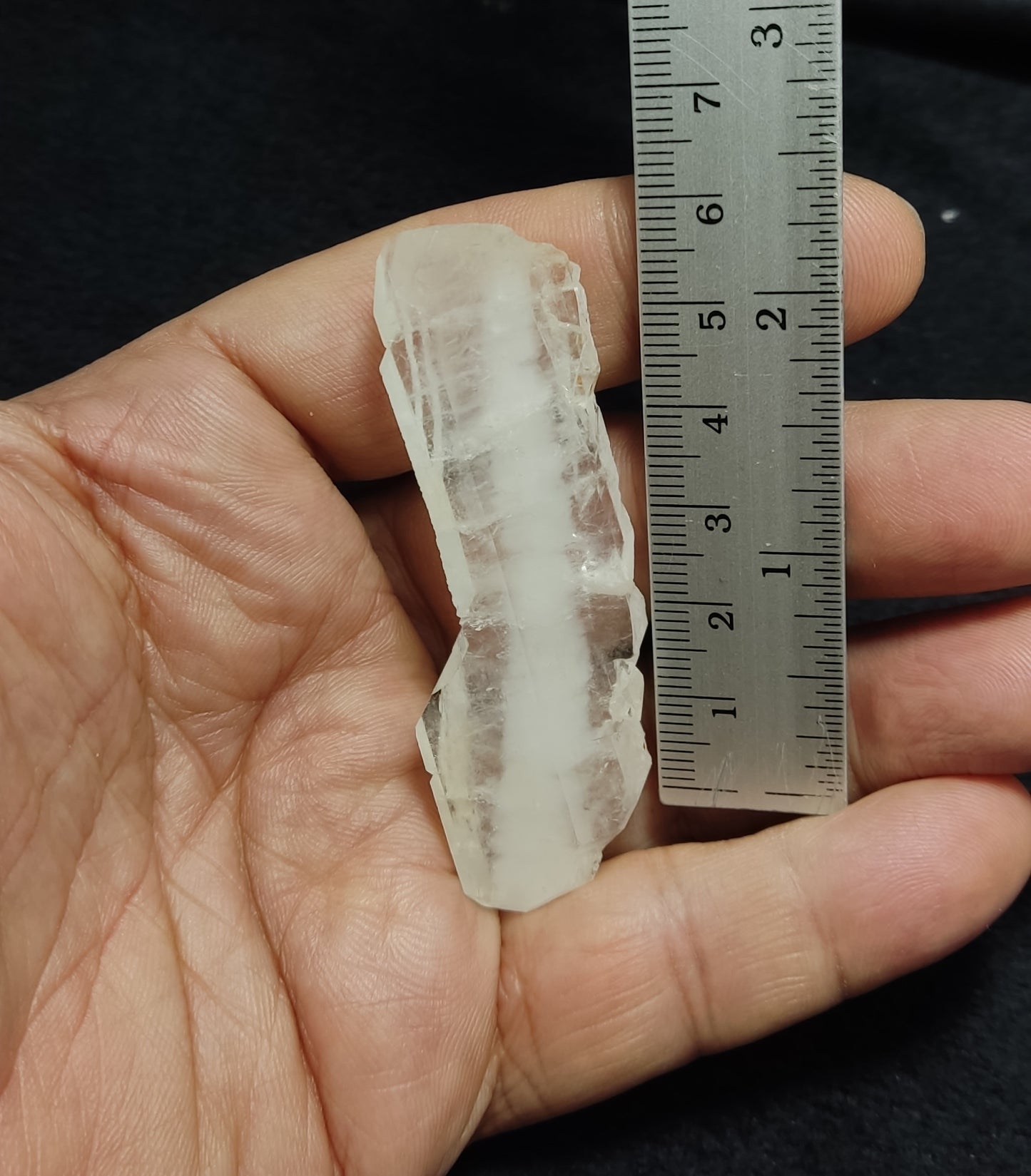 Natural faden quartz crystal 23 grams
