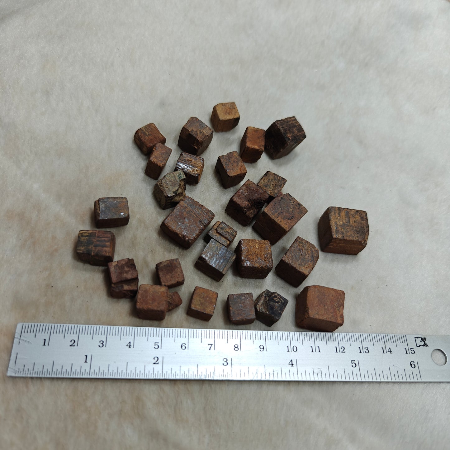 Pyrite cubes 150 grams