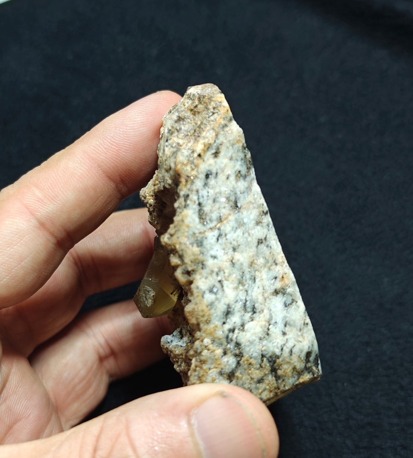 Astrophyllite Quartz Crystals on matrix 197 grams