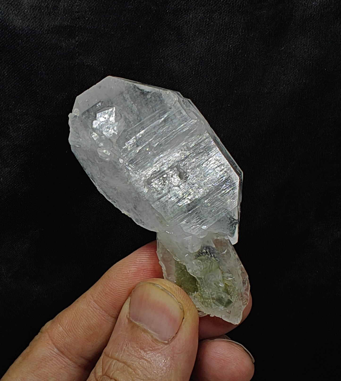 Faden Quartz crystal with some chlorite inclusions 46 grams