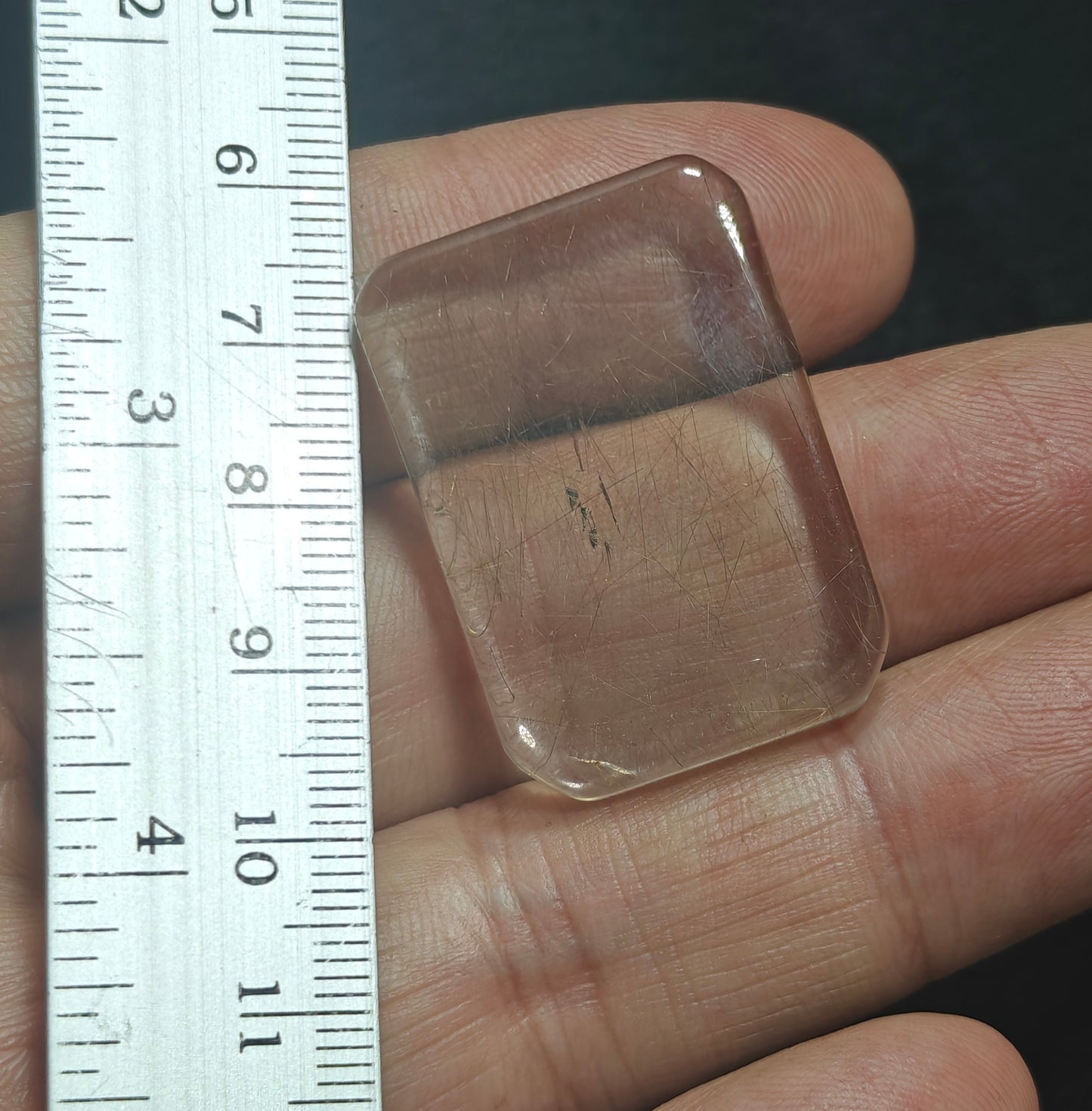 Golden Rutile Included Quartz – Polished Freeform 12.5 grams