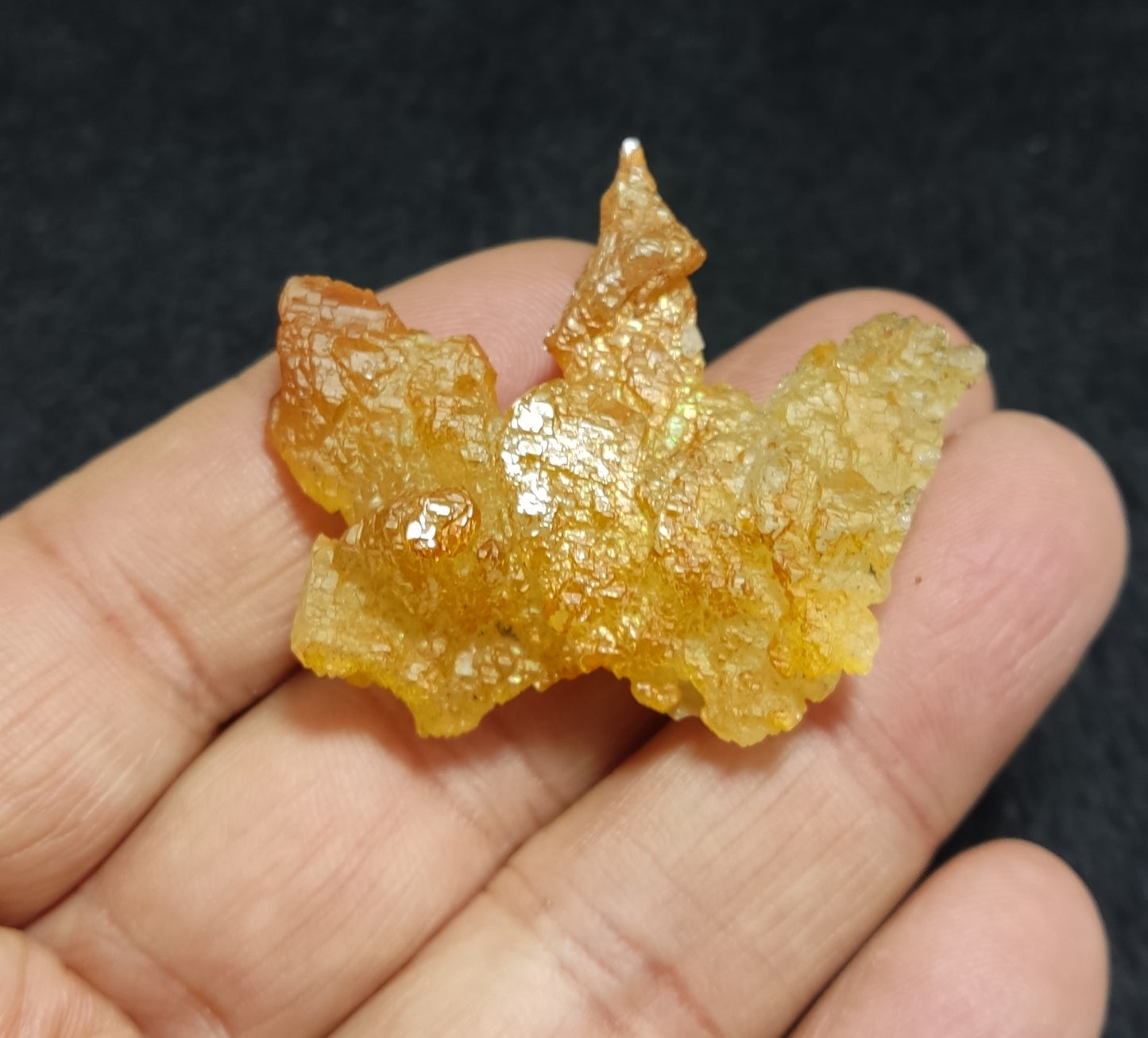 Etched iron stained chlorite Quartz 20 grams