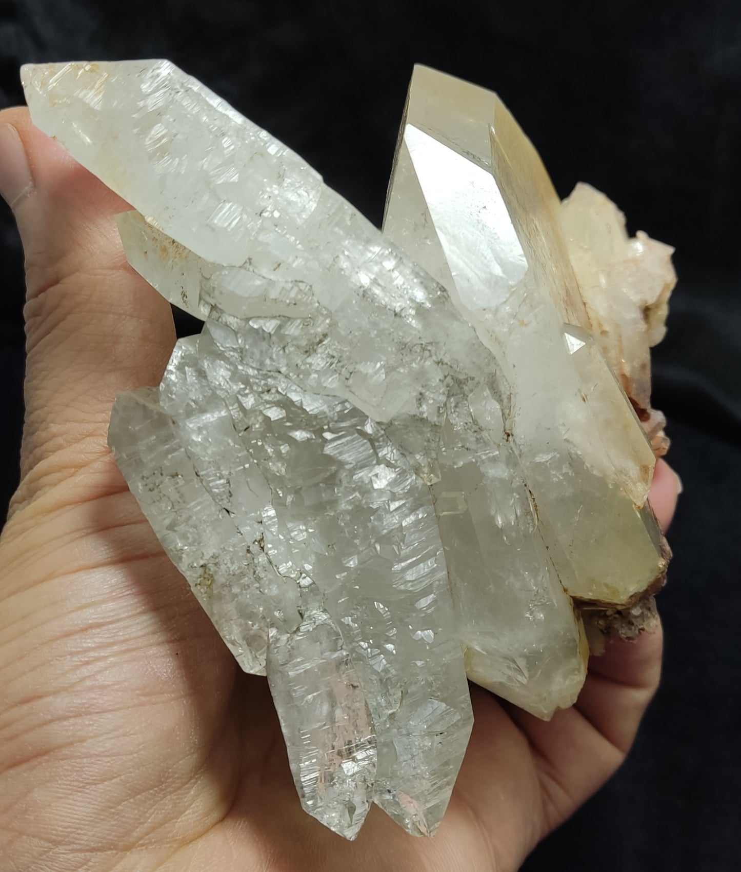 A Massive Specimen of Faden Quartz with Chlorite and Iron Inclusions 1256 grams