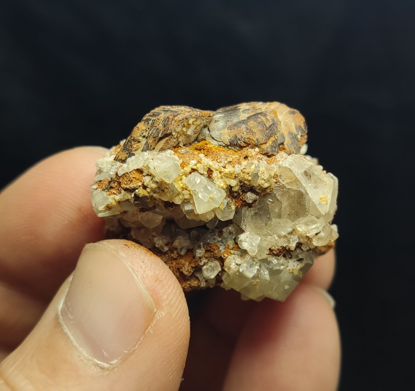 Natural Siderite on Matrix with Apatite 23 grams