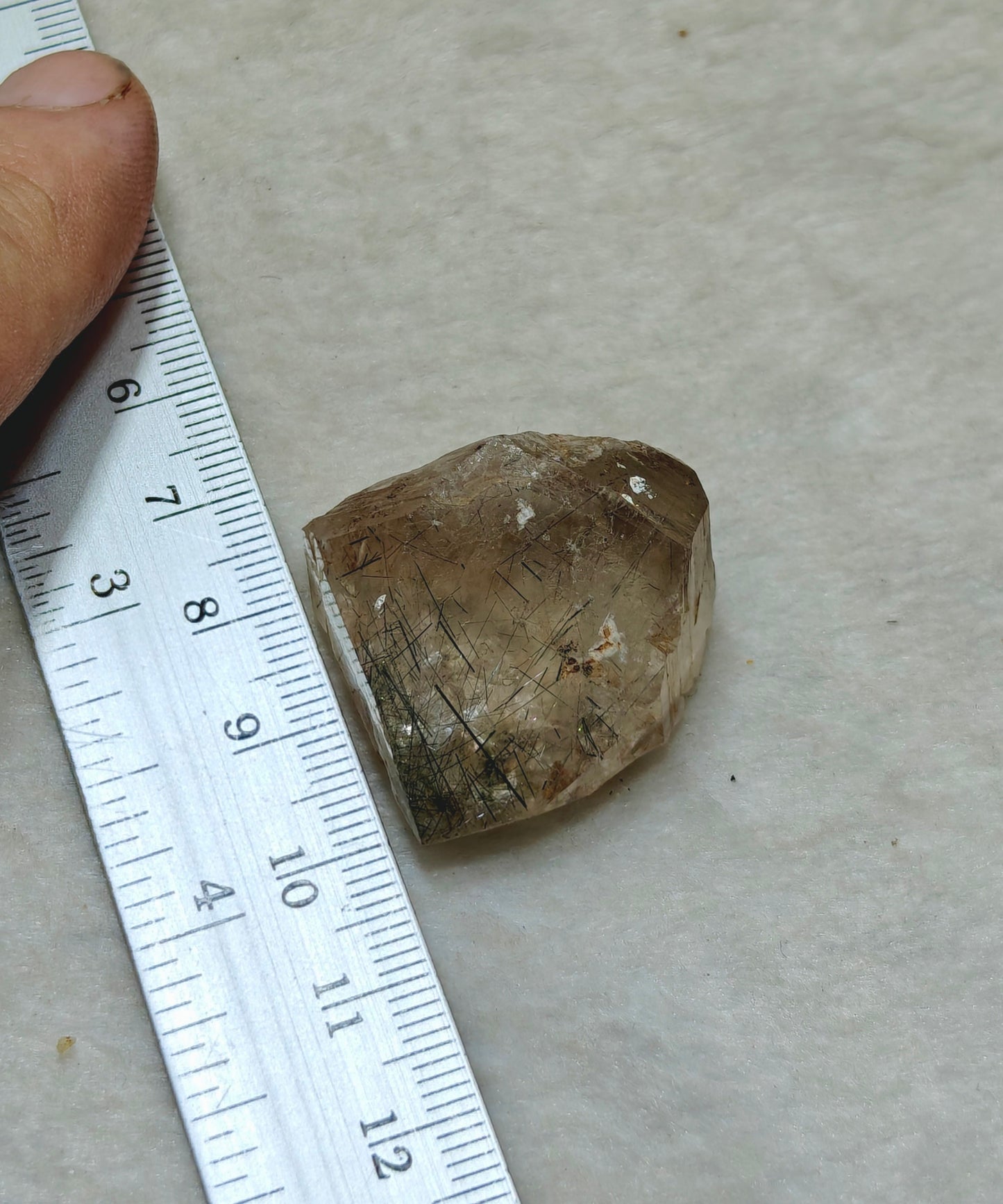 Natural terminated rutiles included quartz crystal 20 grams