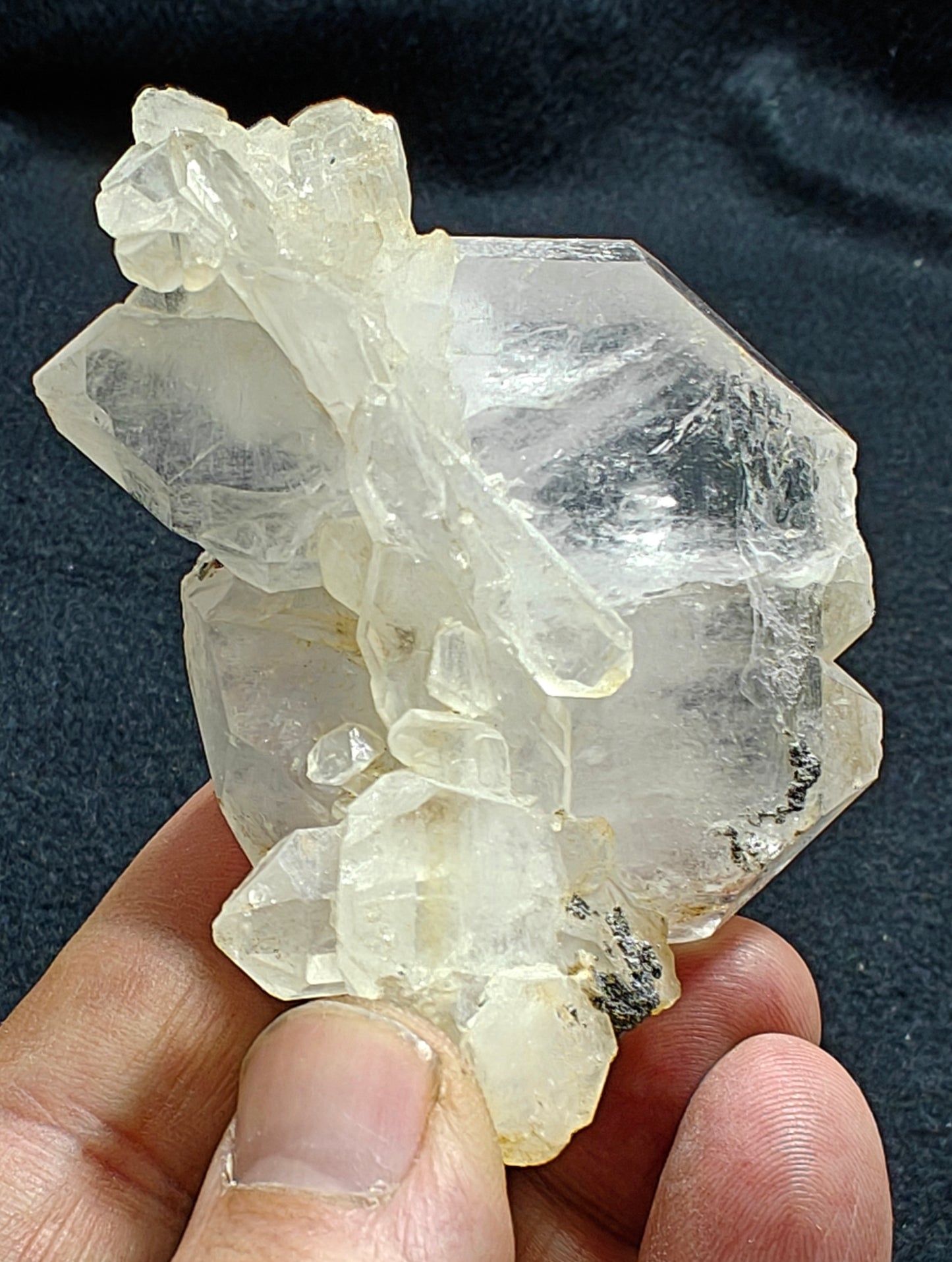 Natural faden quartz crystal 108 grams