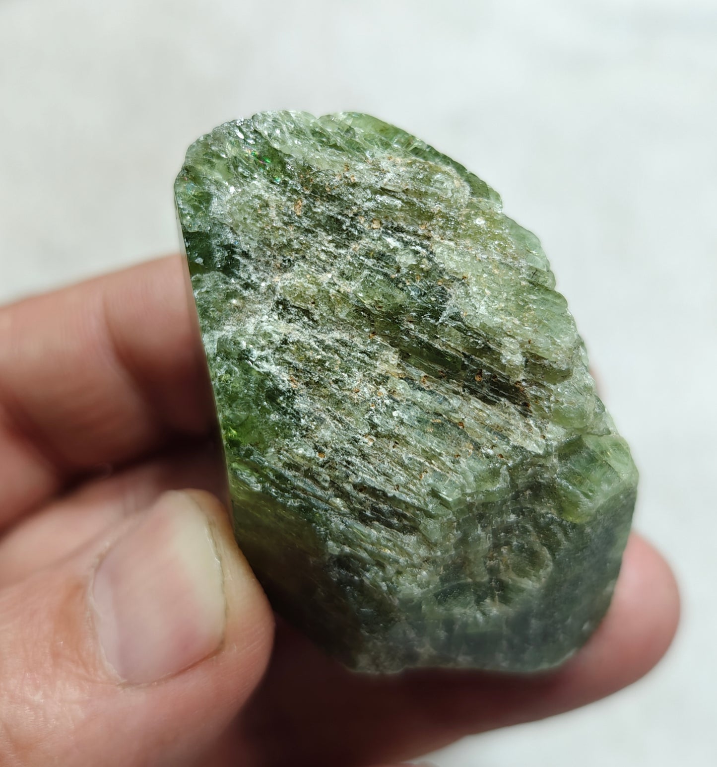 An amazing terminated diopside crystal 77 grams