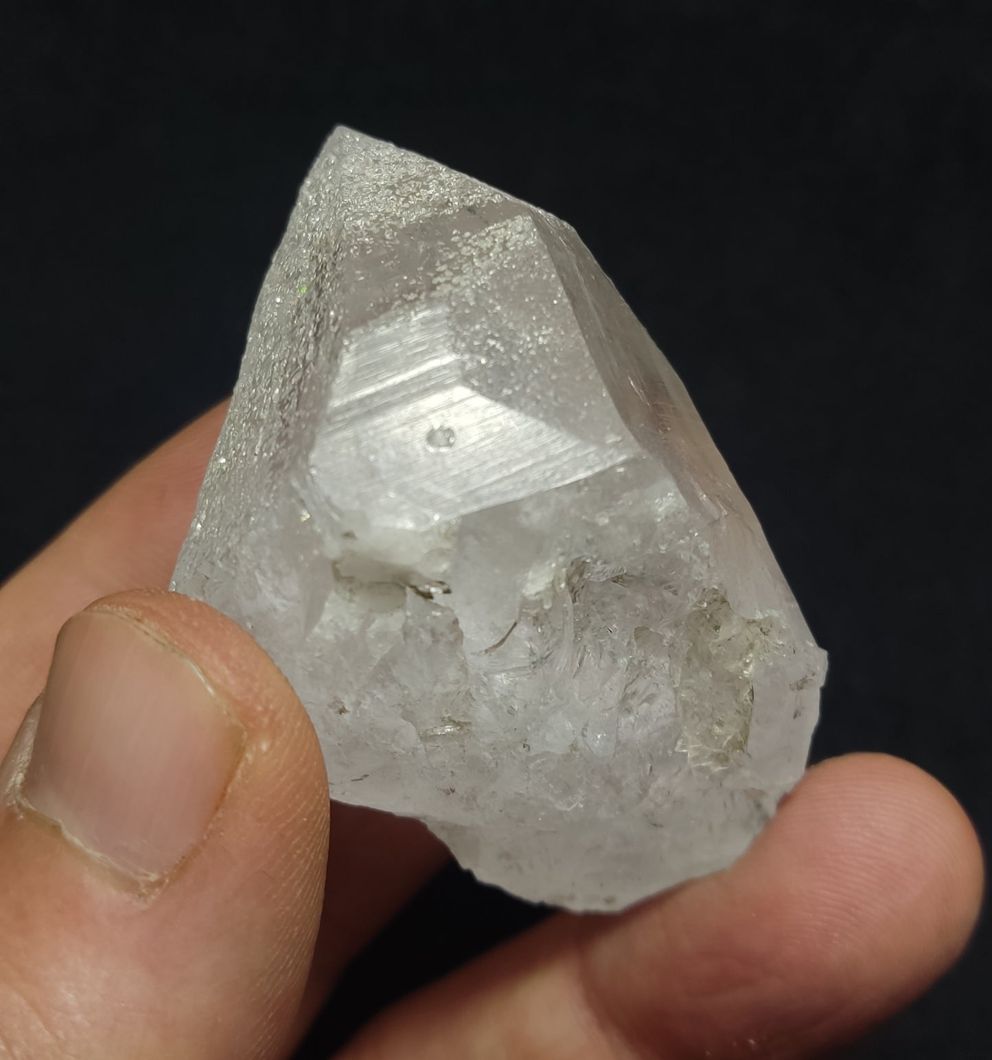 Natural Transparent Twin Tip Quartz 79 grams