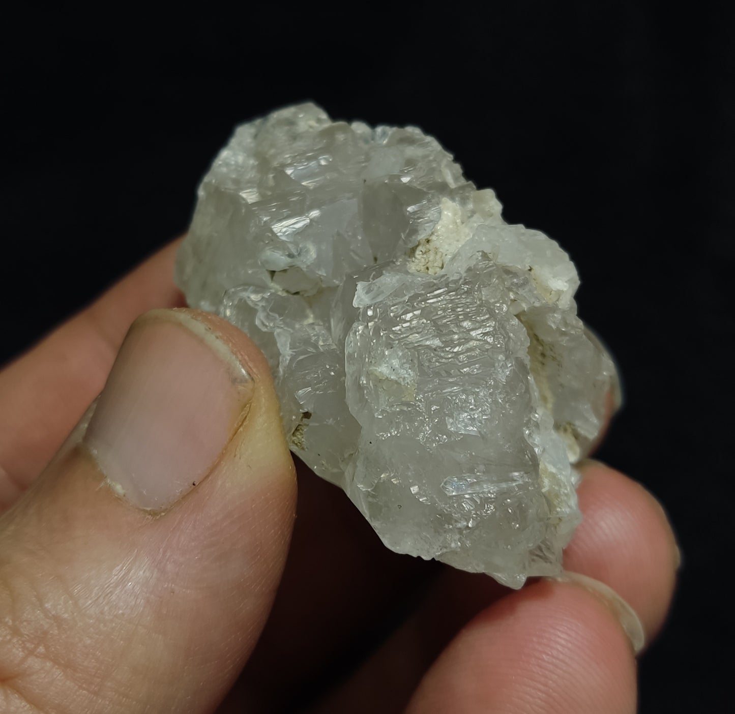 Natural Fully Etched Smoky Quartz 32 grams