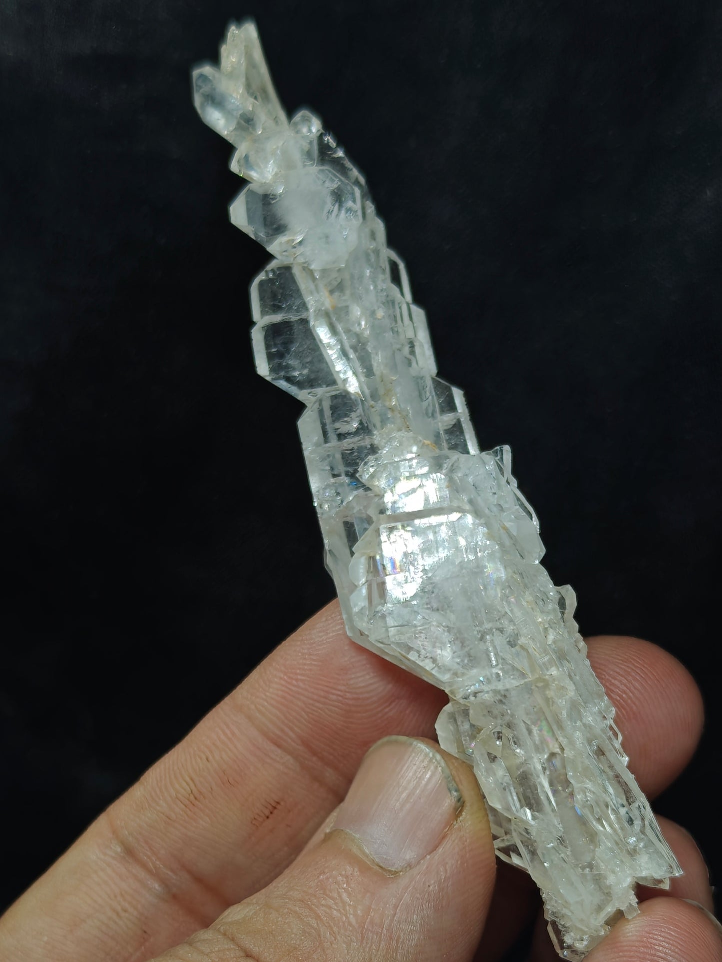 Natural faden quartz crystal 21 grams