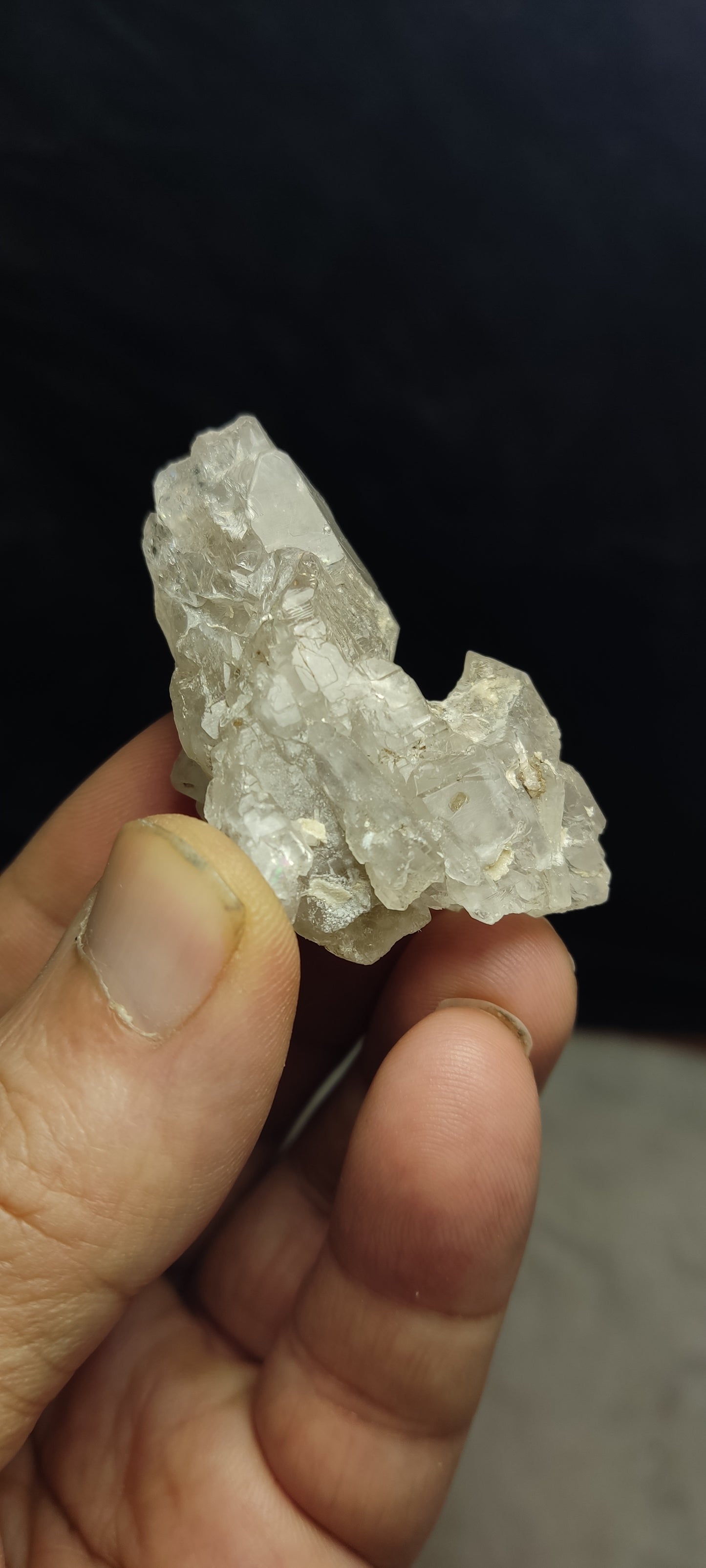 Natural Fully Etched Smoky Quartz 42 grams