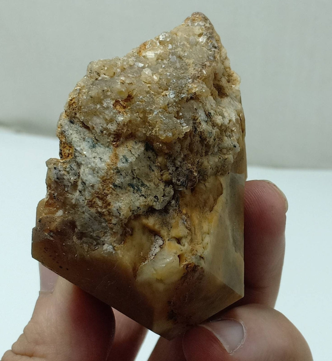 Astrophyllite included Quartz Crystals specimen 210 grams