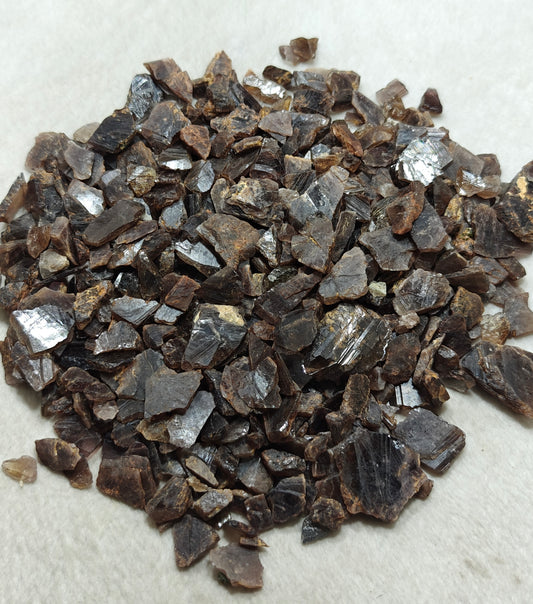 Natural rough axinite crystals 550 grams