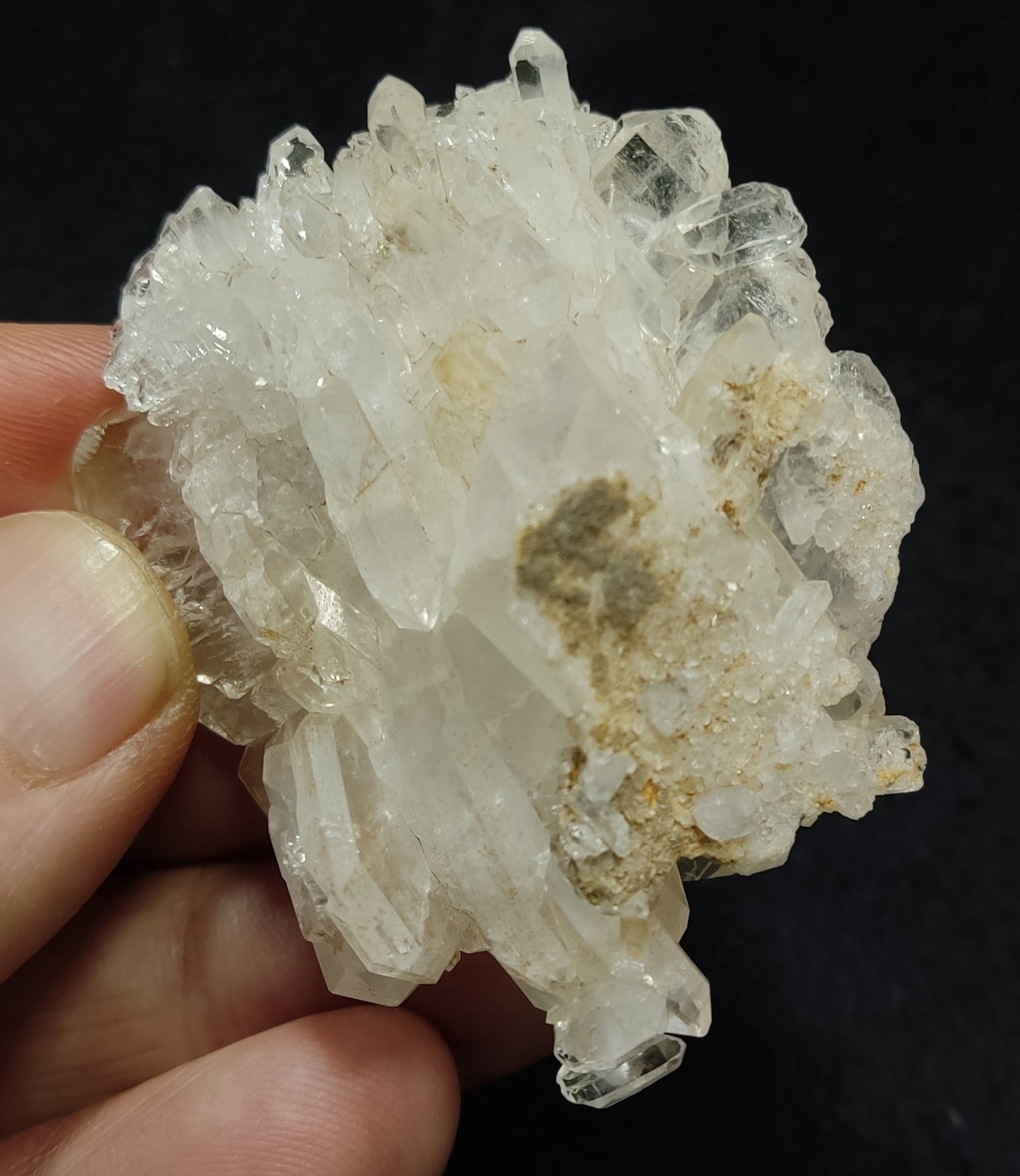 Natural faden quartz cluster 62 grams