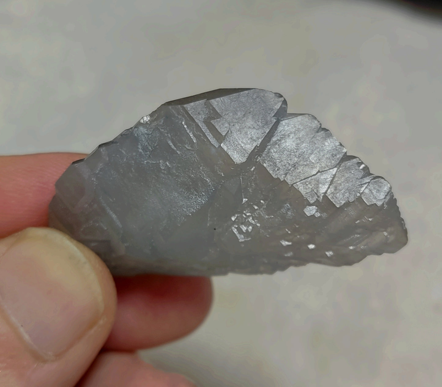 Natural Terminated Indicolite Blue Gwindel Quartz Crystal 20 grams