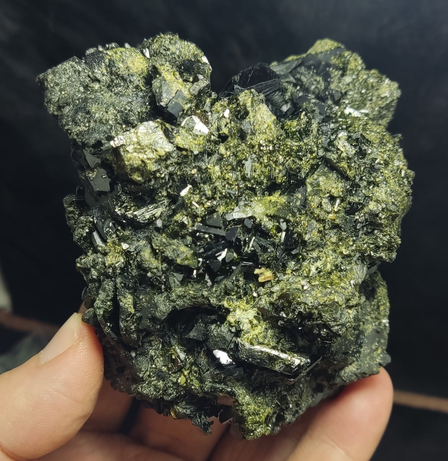Natural Epidote Cluster 560 grams