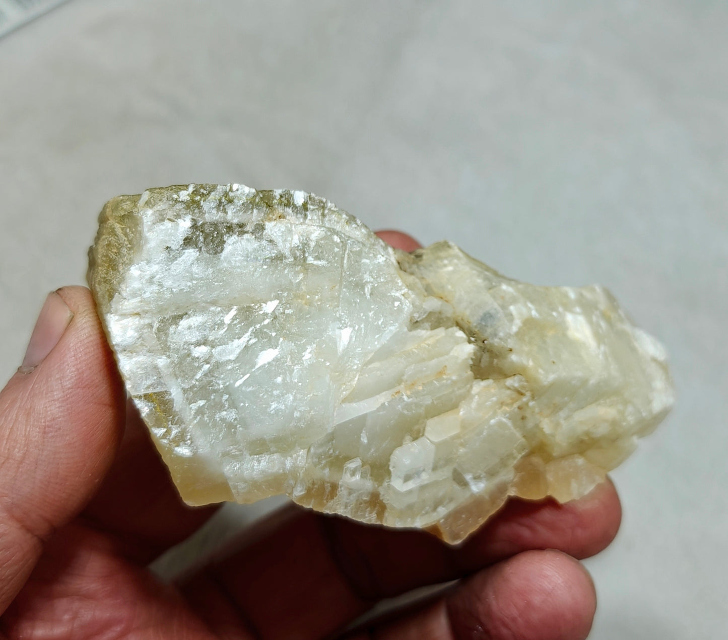 Dogteeth calcite crystals cluster with beautiful terminations 218 grams