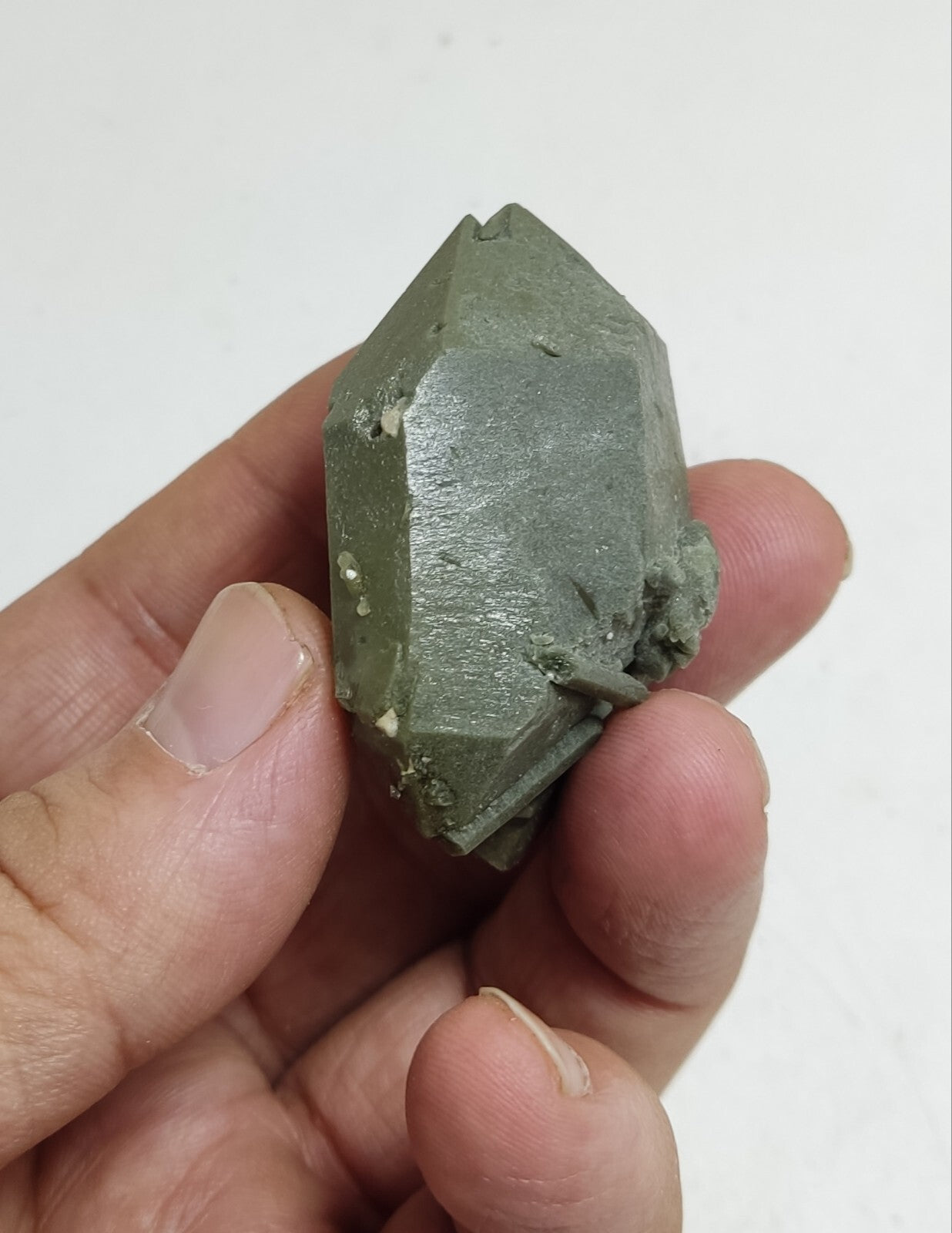 An Aesthetic Natural beautifully terminated Chlorite Quartz specimen 63 grams