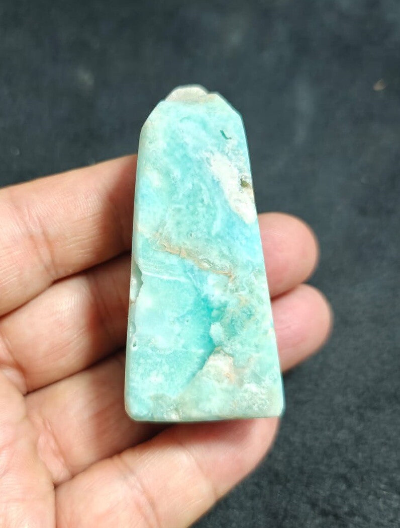 Blue Aragonite Tower 81 Grams.